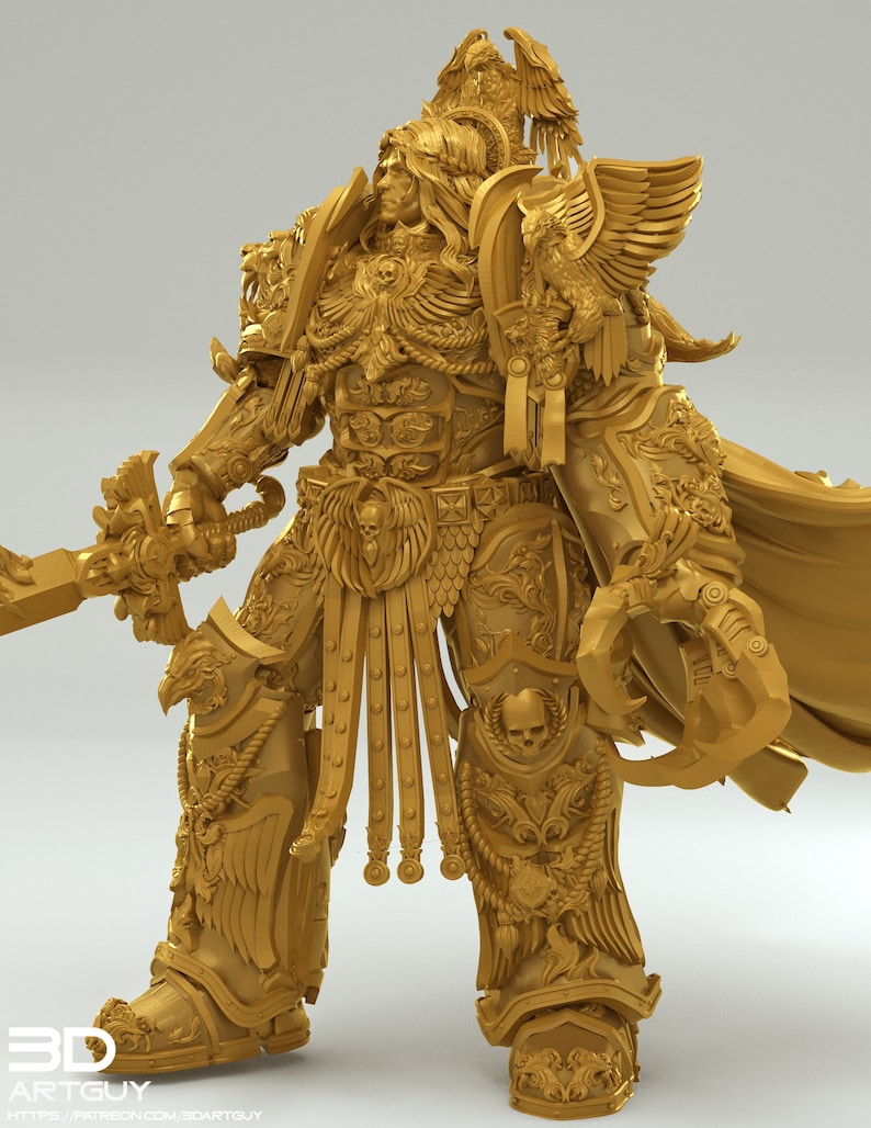 The Emperor of makind Warhammer 40k proxy resin 3D printed model