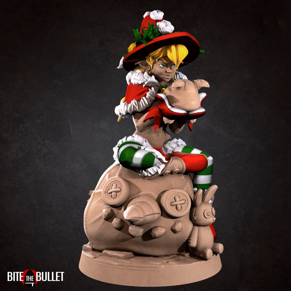 Festive Bullet Town Christmas Miniatures (Full Set) | Fantasy Miniature | Bite the Bullet