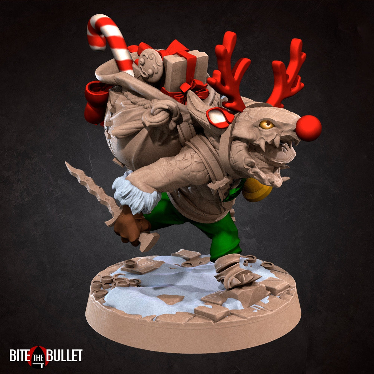 Festive Bullet Town Christmas Miniatures (Full Set) | Fantasy Miniature | Bite the Bullet