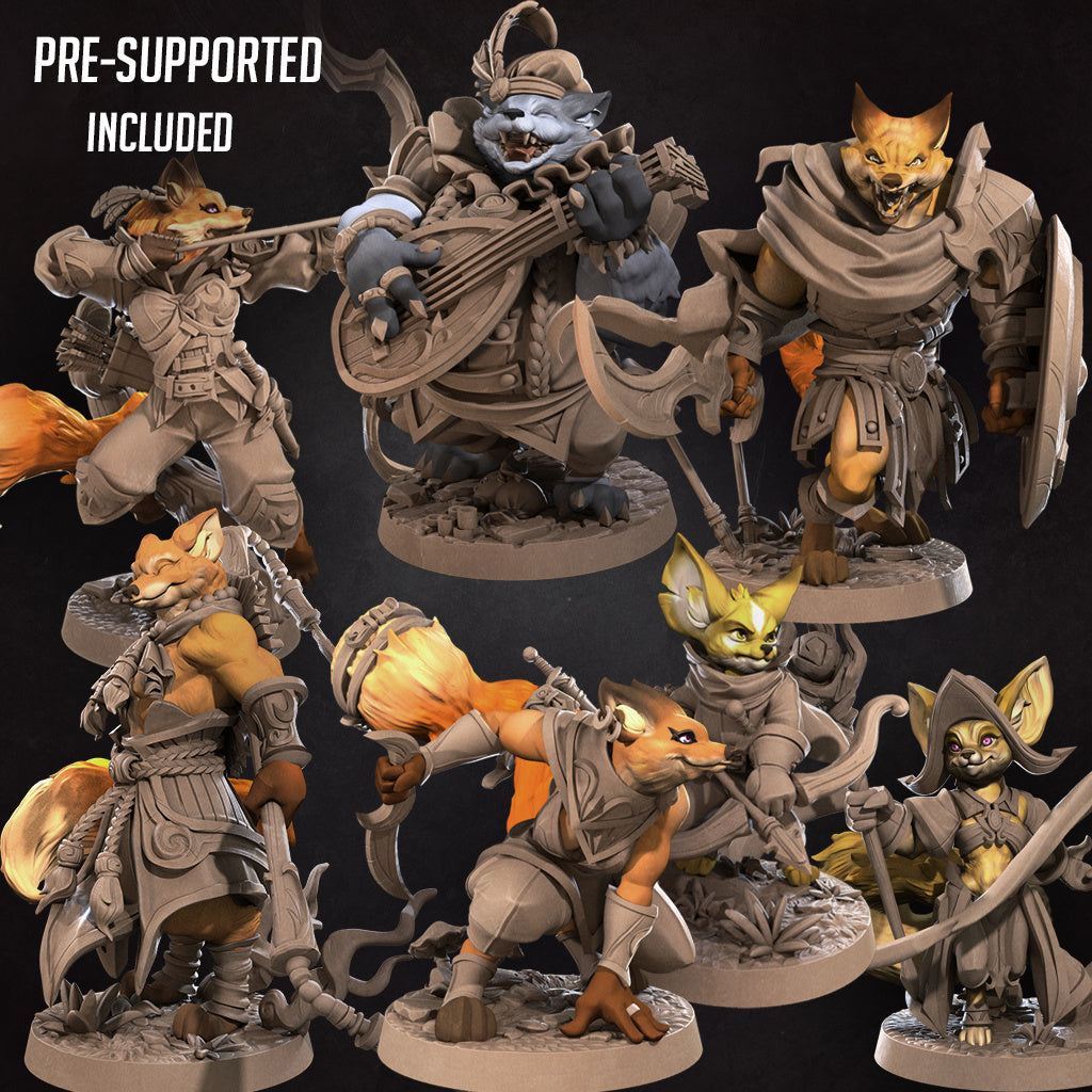 Foxfolk Miniatures | Fantasy Miniature | Bite the Bullet
