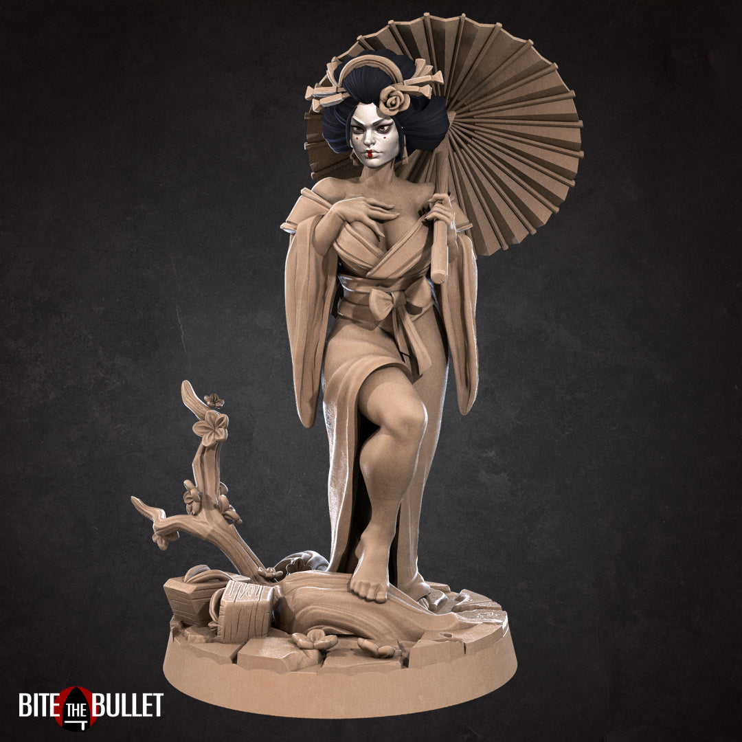 Geisha Pin-Up | Japanese Bullet Tow | Bite the Bullet