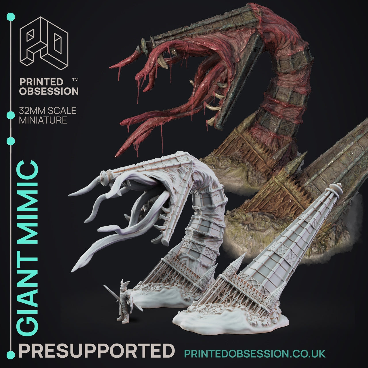 Giant Mimic | Ninjas & Mimics | Fantasy Miniature | Printed Obsession