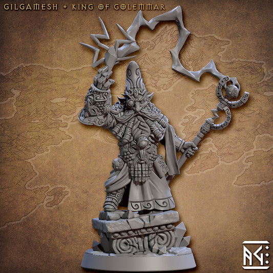 Wizard Gilgamesh | Gnomes of Golemmar | Fantasy D&D Miniature | Artisan Guild