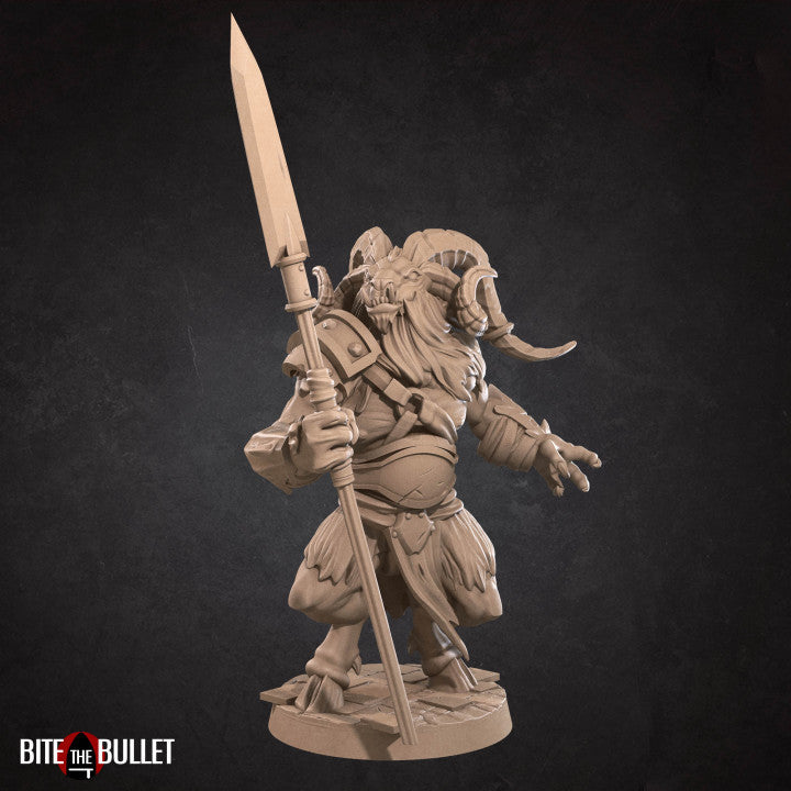 Goatmen Miniatures | Bullet Hell Demons | Fantasy Miniature | Bite the Bullet