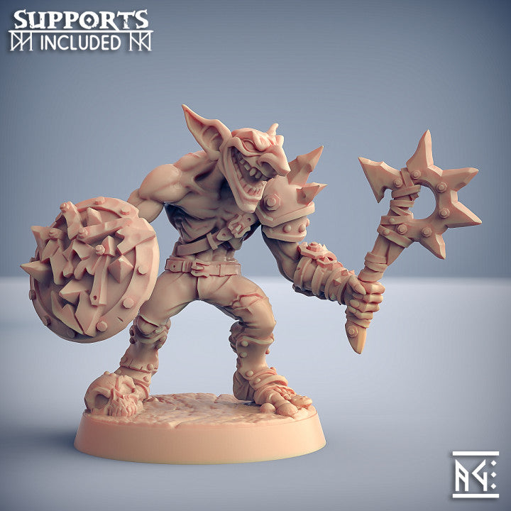 Goblin A | Sparksoot Goblins | Fantasy D&D Miniature | Artisan Guild