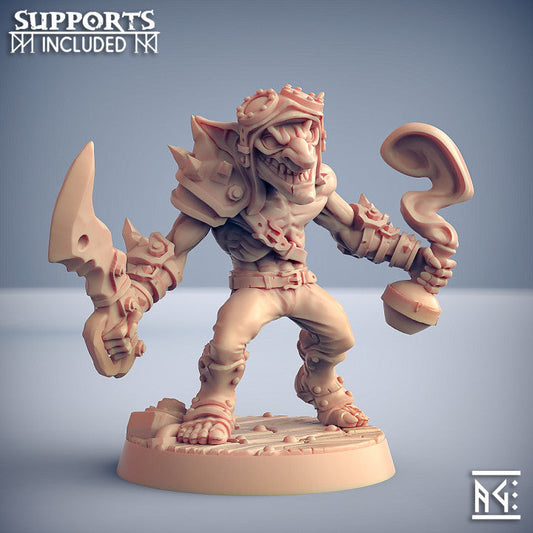 Goblin B | Sparksoot Goblins | Fantasy D&D Miniature | Artisan Guild