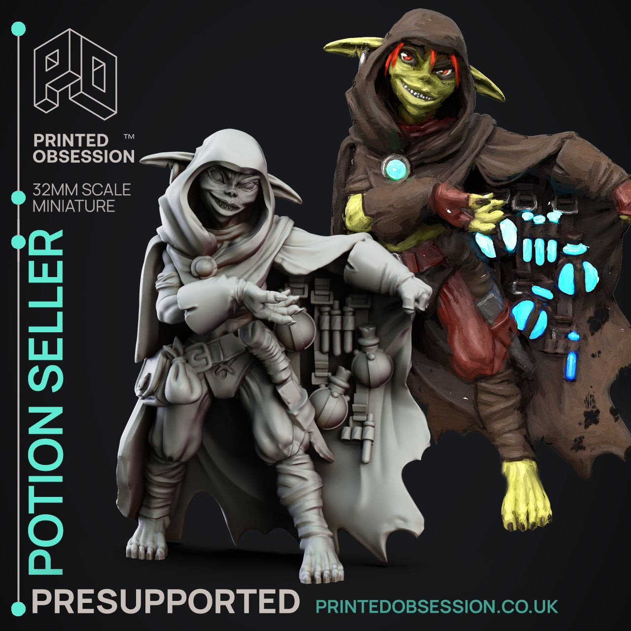 Goblin Brewers Miniatures | Fantasy Miniature | Printed Obsession