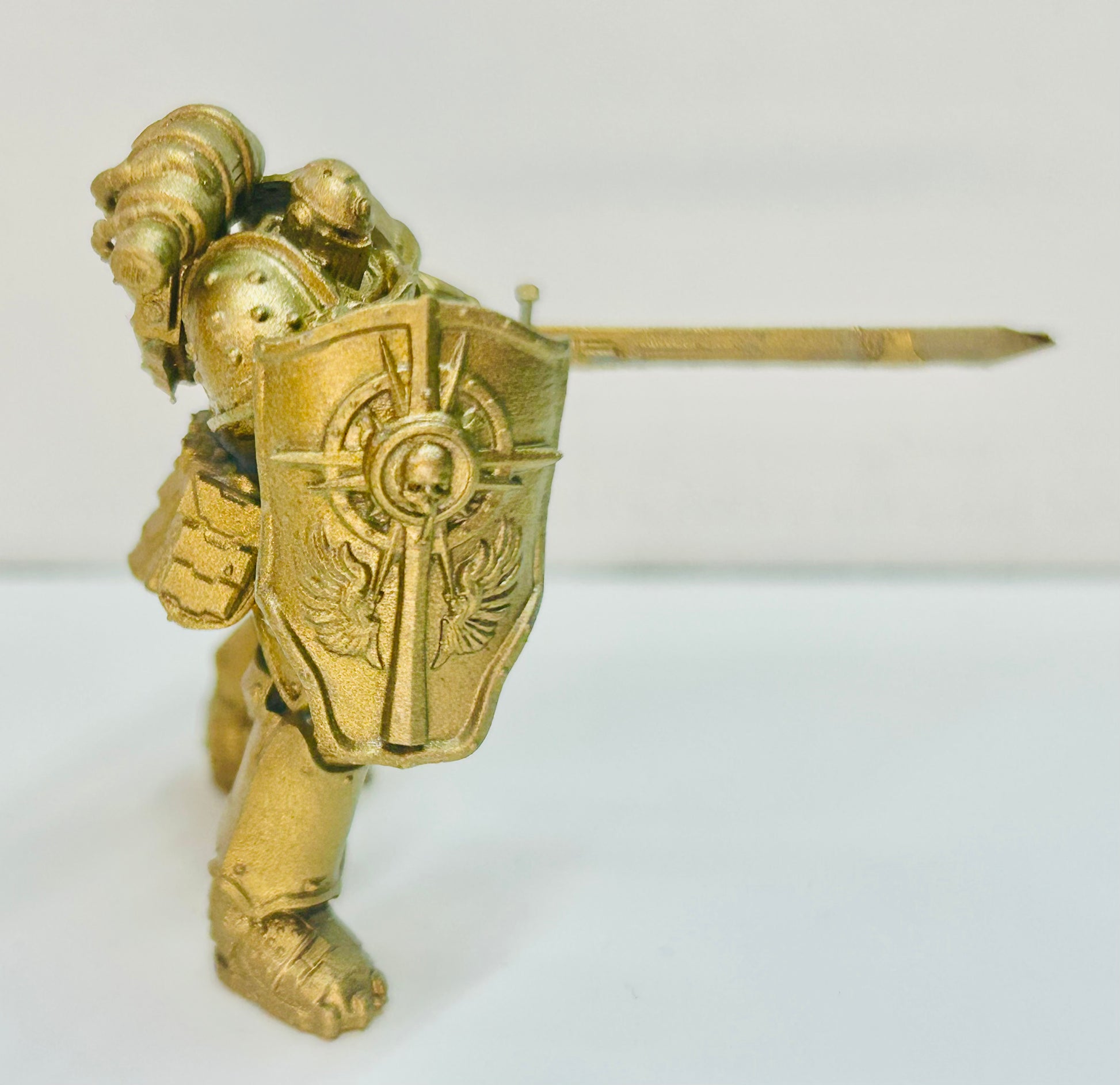 space marines of the legion astartes for 40k or 30k warhammer games in Crusade era armour patterns. 