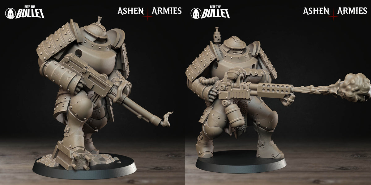 Mechanized Infantry Miniatures | Holy Shogunate | Trench Grimdark | BTB