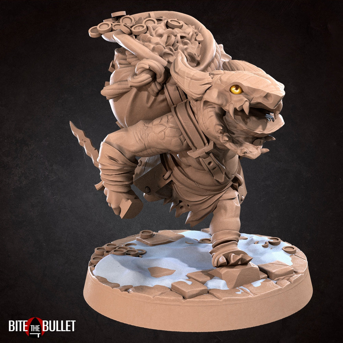 Kobold Rogue | Bullet Town Christmas | Fantasy Miniature | Bite the Bullet