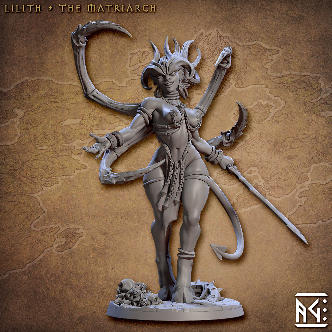 Lilith the Matriarch | The Demon King's Spawn | Fantasy D&D Miniature ...