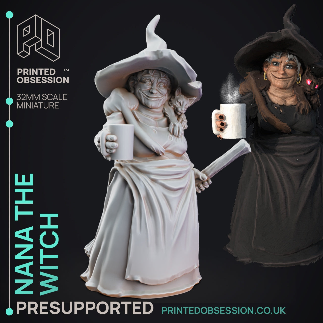 Nana | Ninjas & Mimics | Fantasy Miniature | Printed Obsession