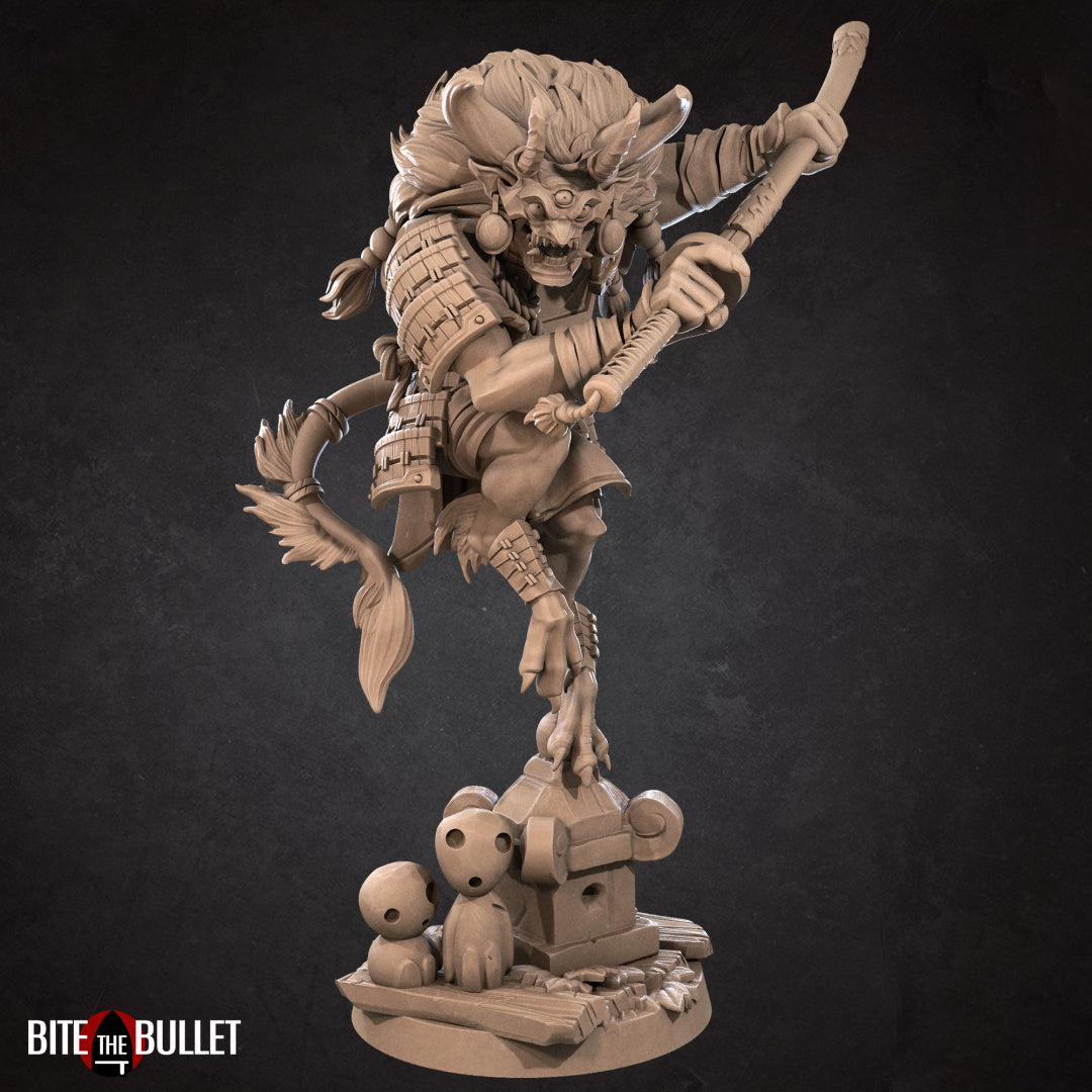 Oni Samurai | Japanese Bullet Town | Fantasy Miniature | Bite the Bullet