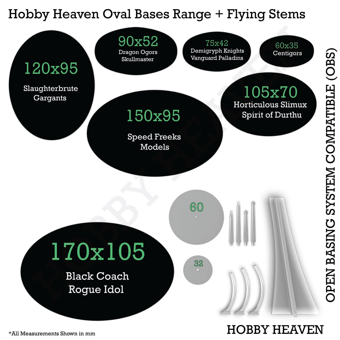 25mm Round Plain Plastic Bases