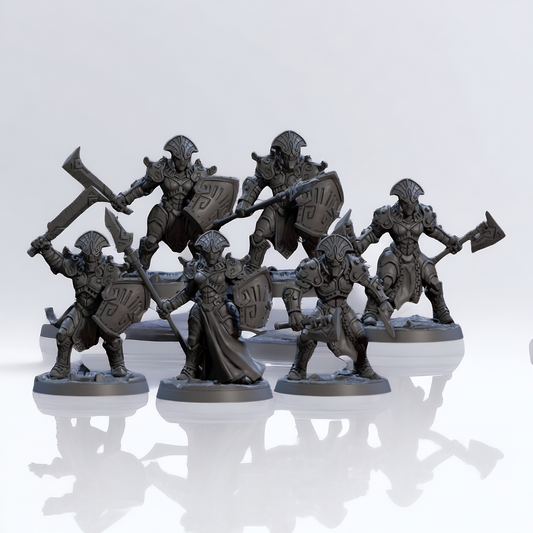 Golem Trooper Miniatures | Golem Simulacra | Fantasy D&D Miniature | Artisan Guild