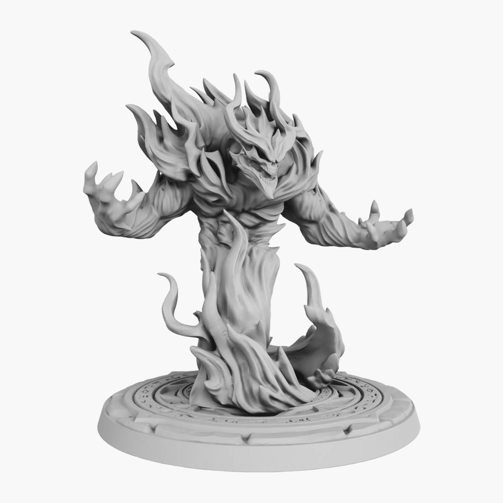 Summoned Elemental Miniatures | Arcanist Guild | Fantasy D&D Miniature | Artisan Guild