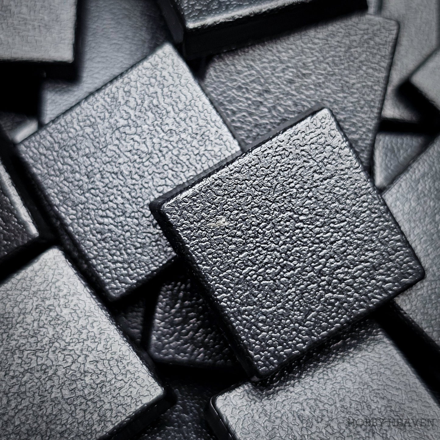 20mm Square Plain Plastic Bases for Wargaming Miniatures