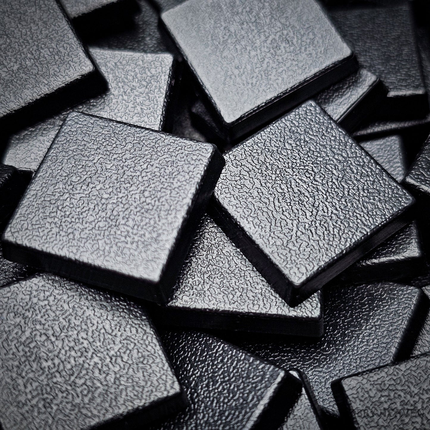 20mm Square Plain Plastic Bases for Wargaming Miniatures