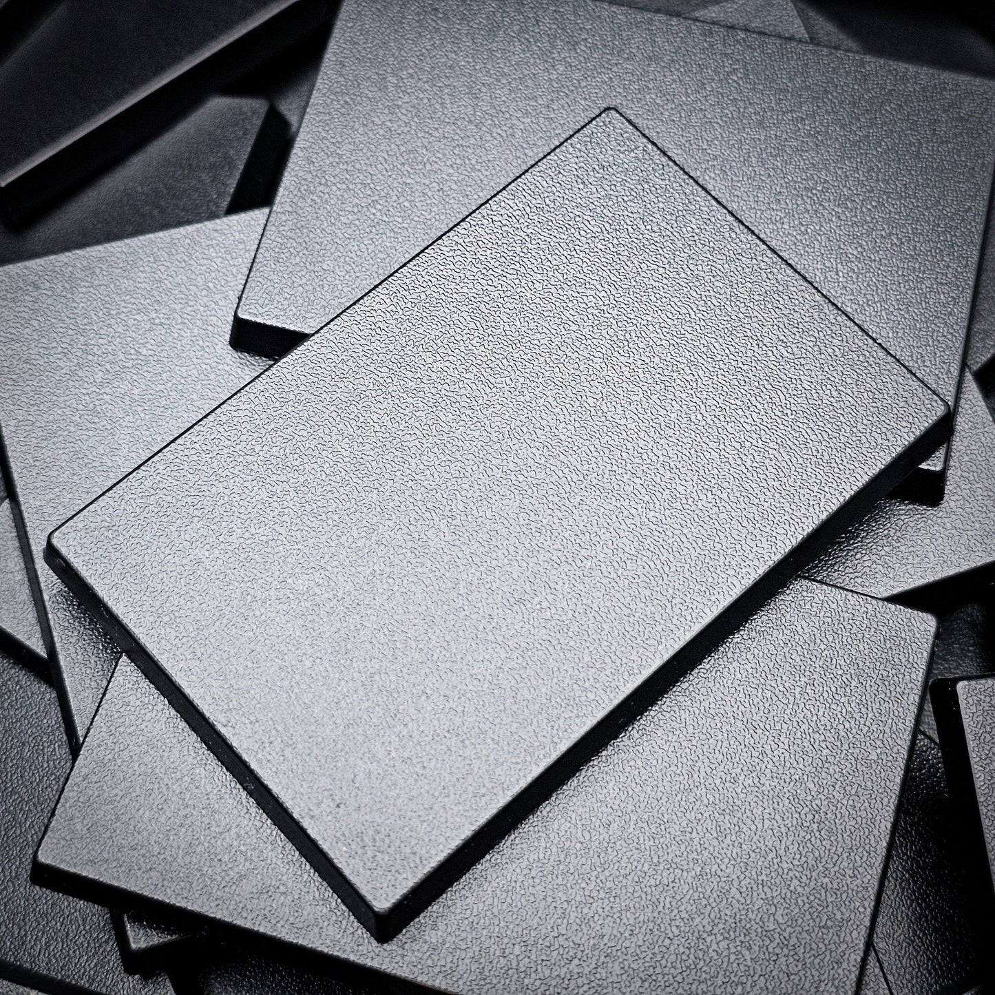 50x75mm | 75x50mm Rectangular Plain Plastic Bases | Versatile Miniature Stands