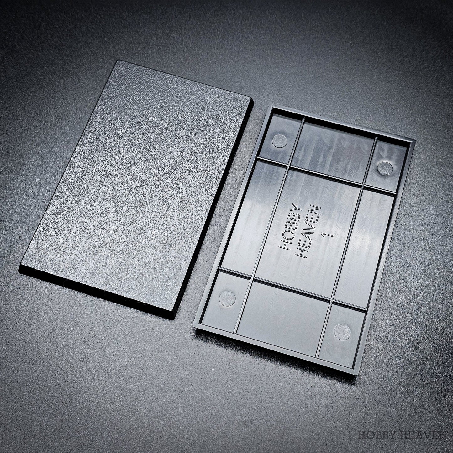100x60mm Rectangular Plain Plastic Bases