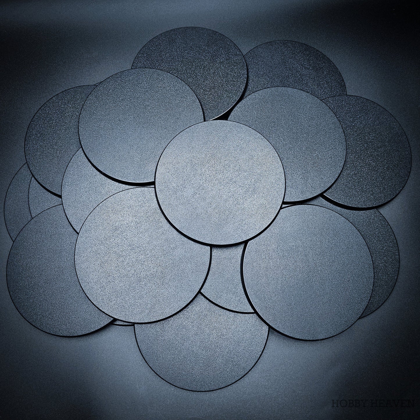130mm Round Plain Plastic Bases