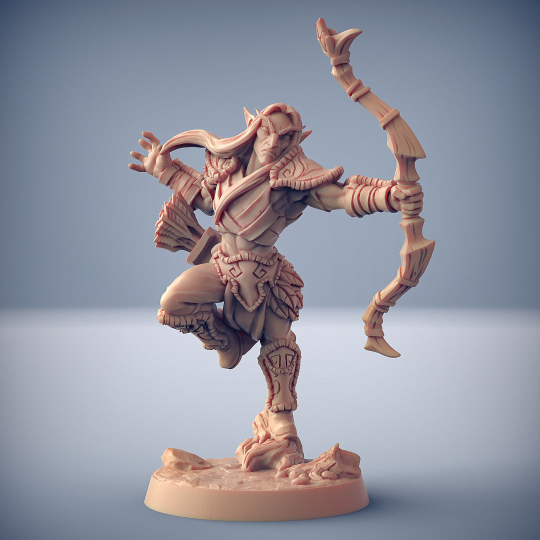 Ranger A | Deepwood Alfar | Fantasy D&D Miniature | Artisan Guild