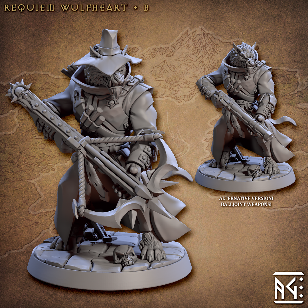 Requiem Demon Hunters Miniatures (Full Set) | Fantasy D&D Miniature | Artisan Guild