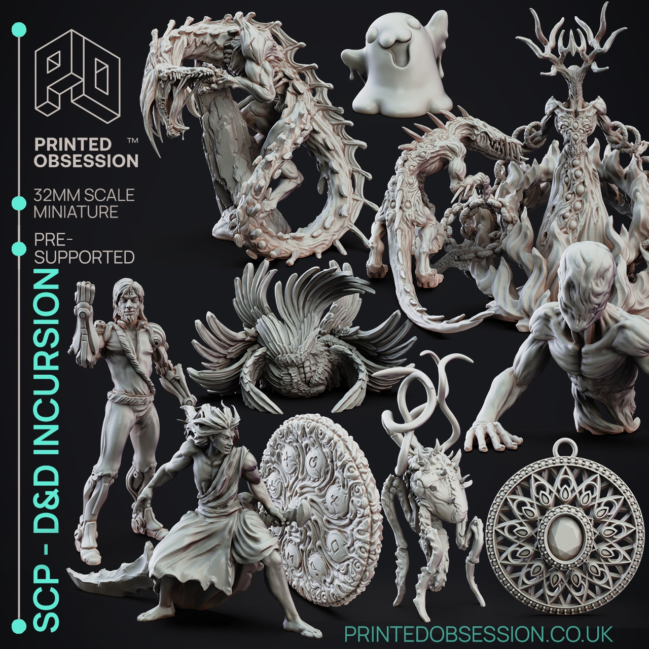 SCP D&D Incursion Miniatures | Fantasy | Printed Obsession