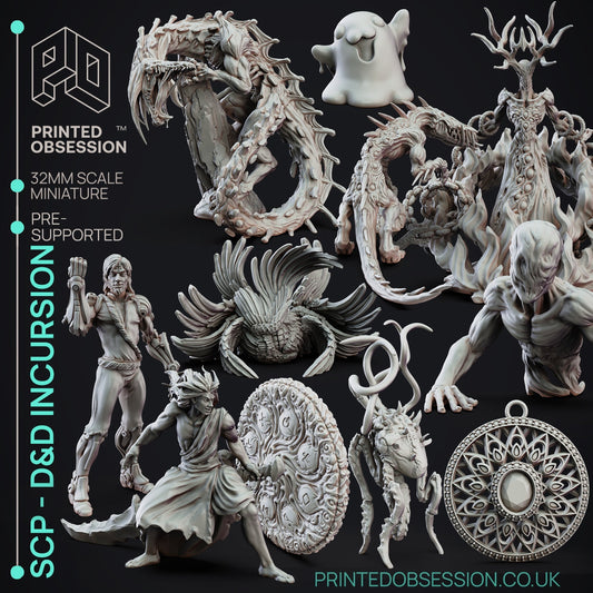 SCP D&D Incursion Miniatures | Fantasy | Printed Obsession