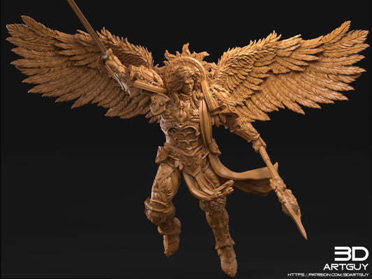Sanguinius 3d printed resin proxy for Warhammer 40k or Horus Heresy games in ornate armour