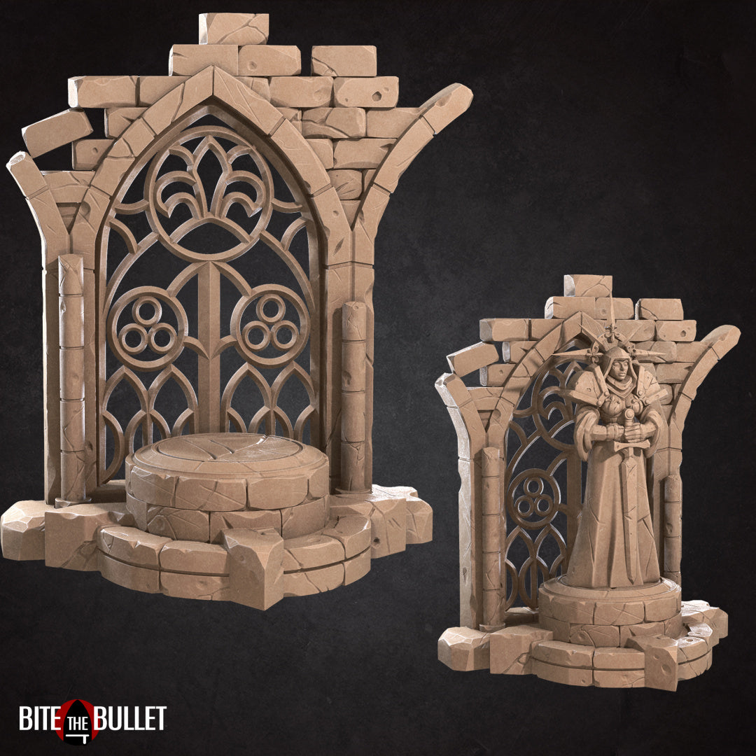 Scenery Pack | Battle Sisters Part 2 | Fantasy Miniature | Bite the Bullet