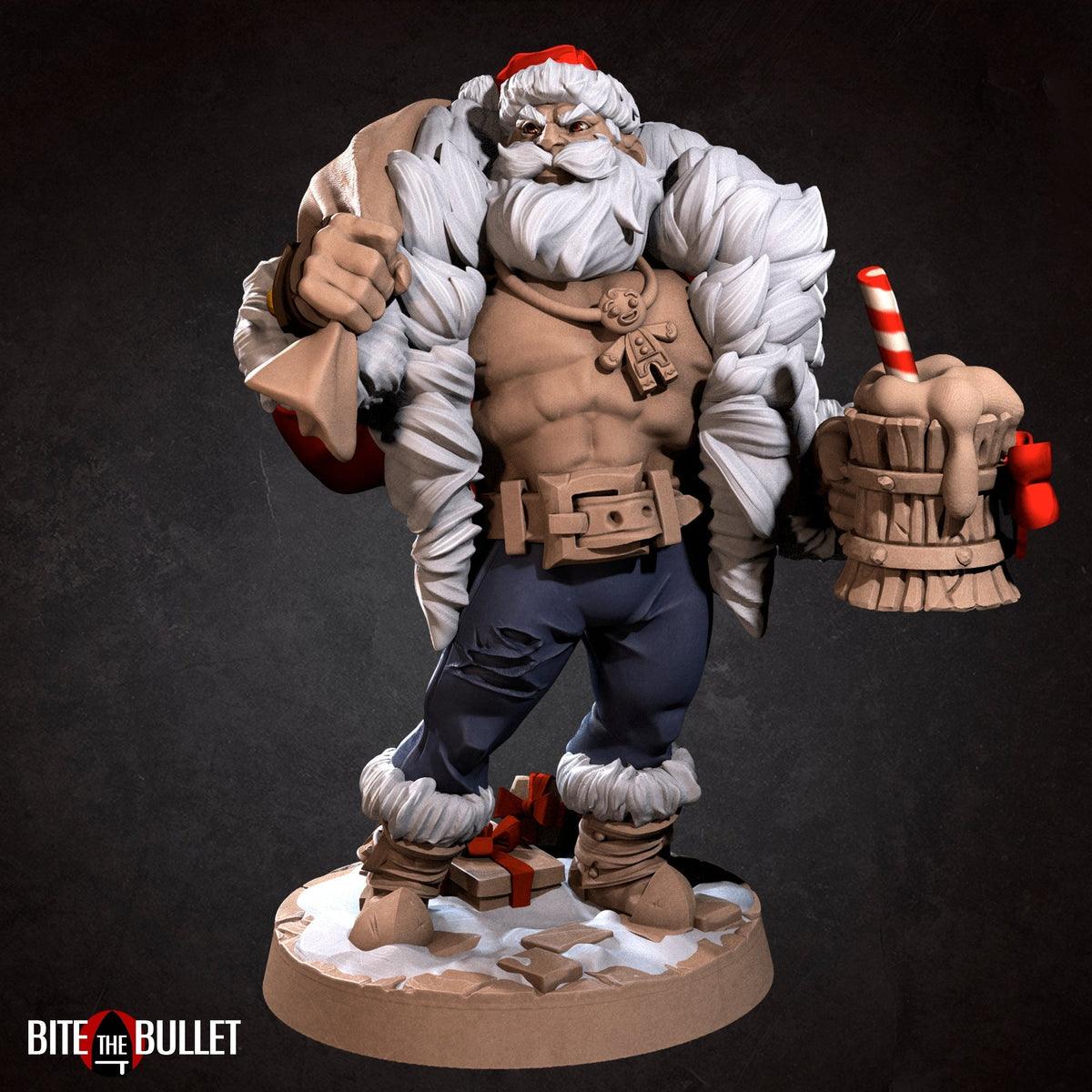 Sexy Klaus | Bullet Town Christmas | Fantasy Miniature | Bite the Bullet