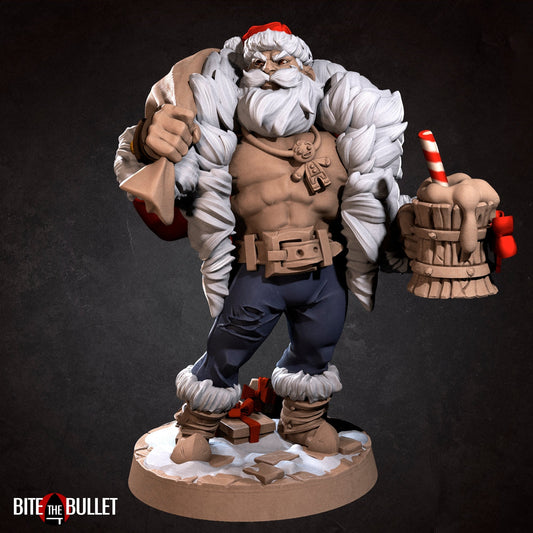 Sexy Klaus | Bullet Town Christmas | Fantasy Miniature | Bite the Bullet