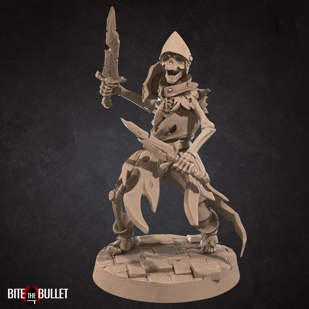 Skeleton Miniatures | Dungeon Undead | Fantasy Miniature | Bite the Bullet