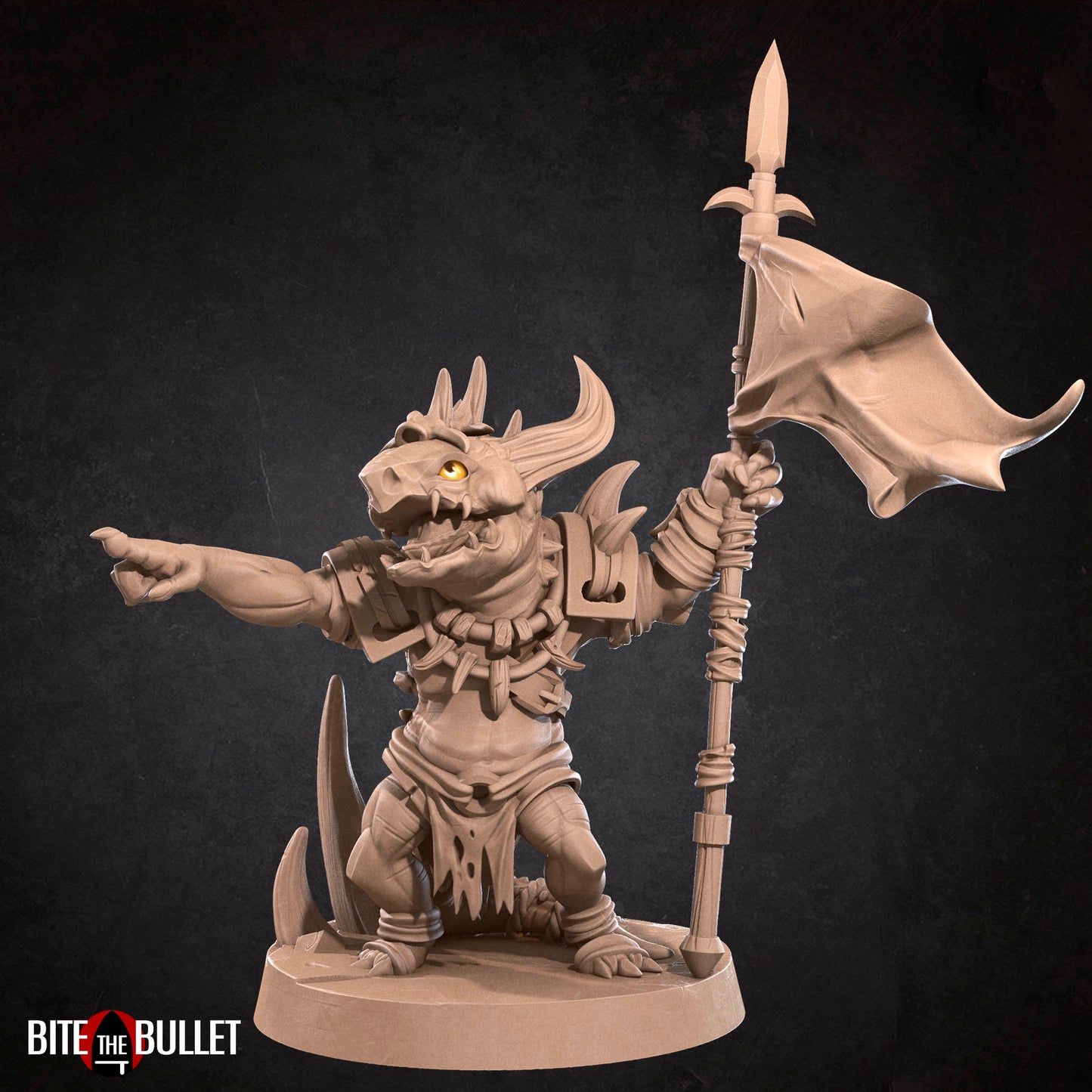 Squad Leader | Kobolds | Fantasy Miniature | Bite the Bullet