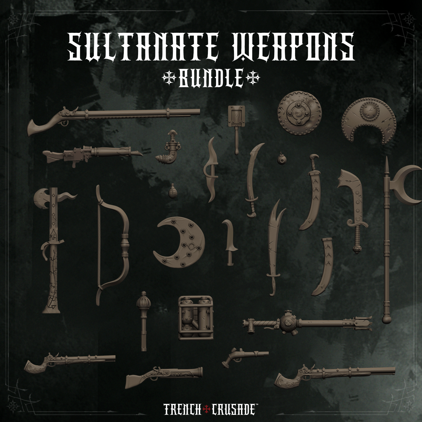 Trench Crusade - Sultanate Weapons Sprue