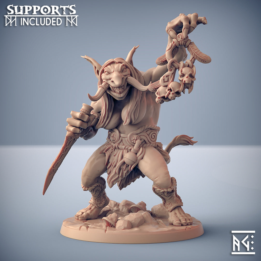 Svartwood Trolls Miniatures (Full Set) | Fantasy D&D Miniature | Artisan Guild