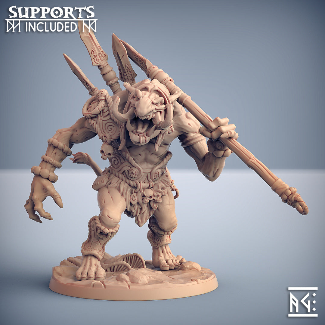 Svartwood Trolls Miniatures (Full Set) | Fantasy D&D Miniature | Artisan Guild