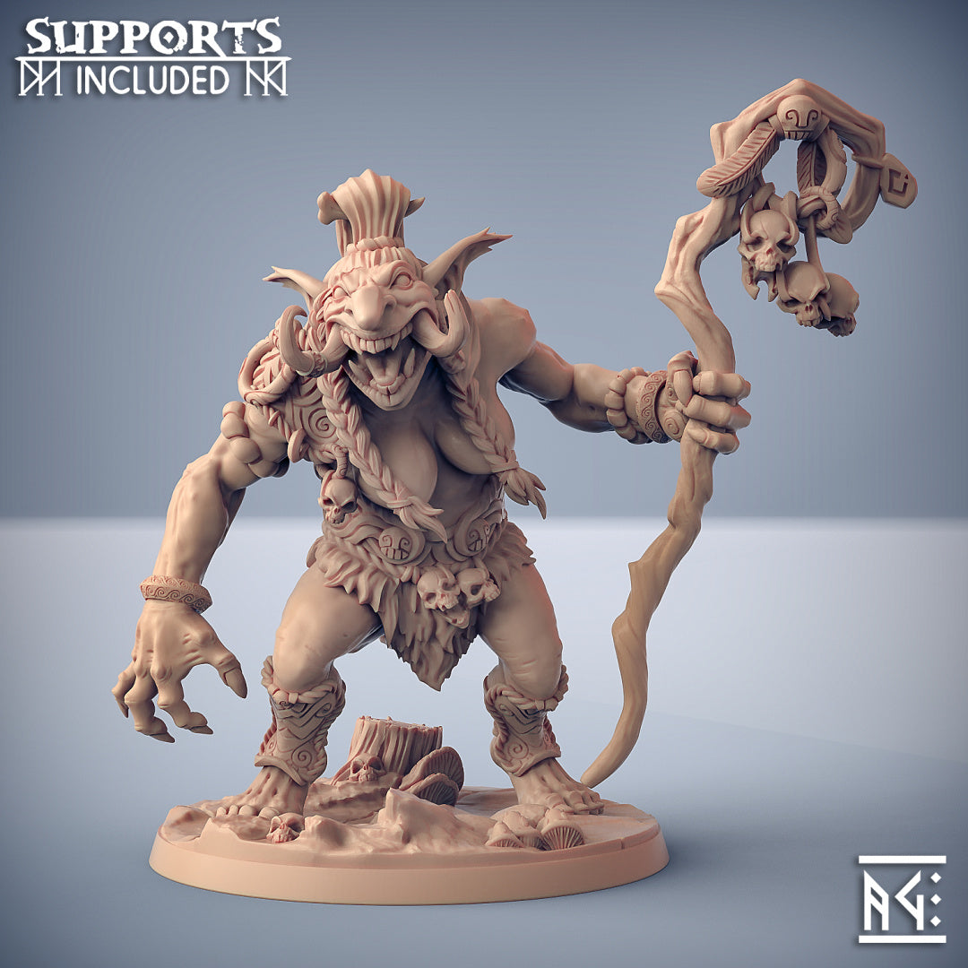 Svartwood Trolls Miniatures (Full Set) | Fantasy D&D Miniature | Artisan Guild