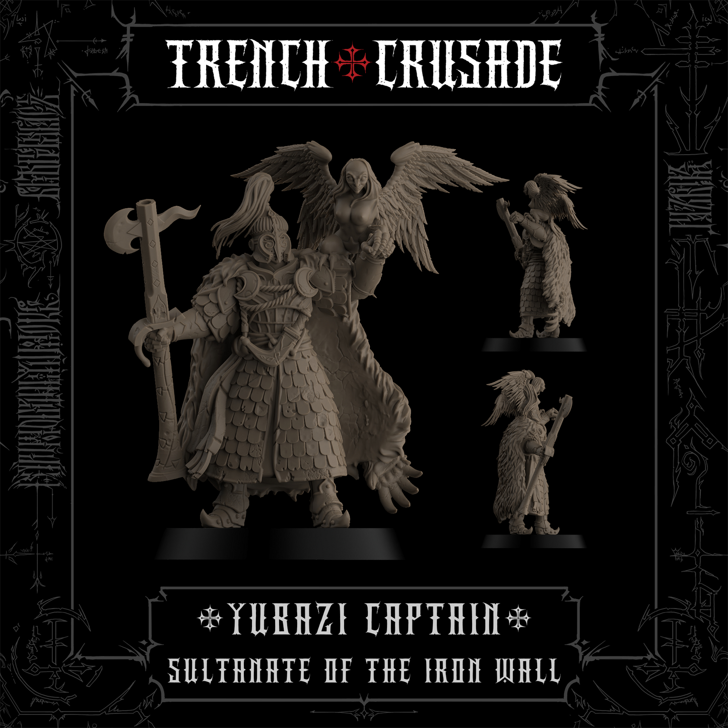 Trench Crusade - Yubazi Captain - Sultanate of the Iron Wall