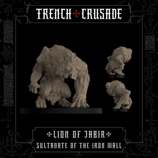 Trench Crusade - Lion of Jabir (standing) - Iron Sultanate