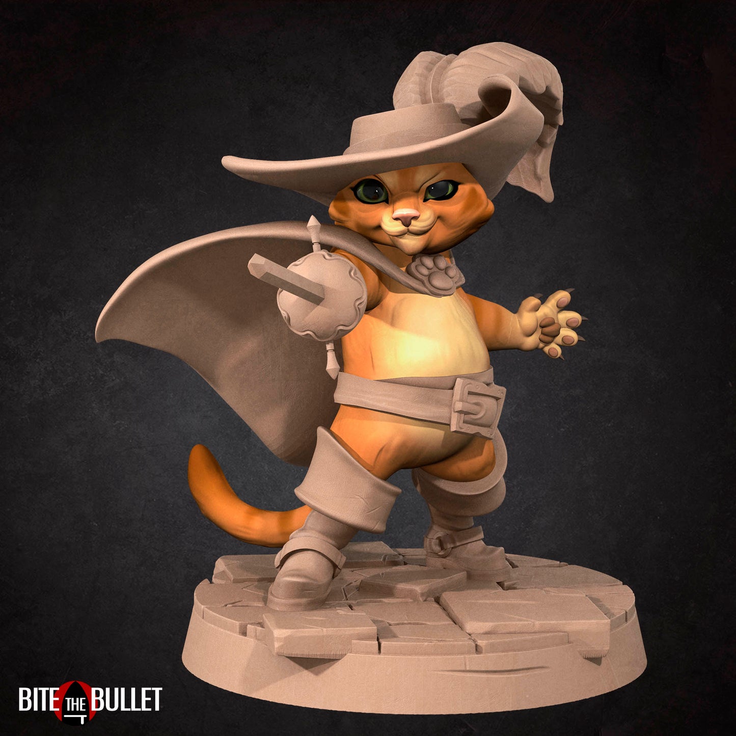 Tabaxi (Full Set) | Fantasy Miniature | Bite the Bullet