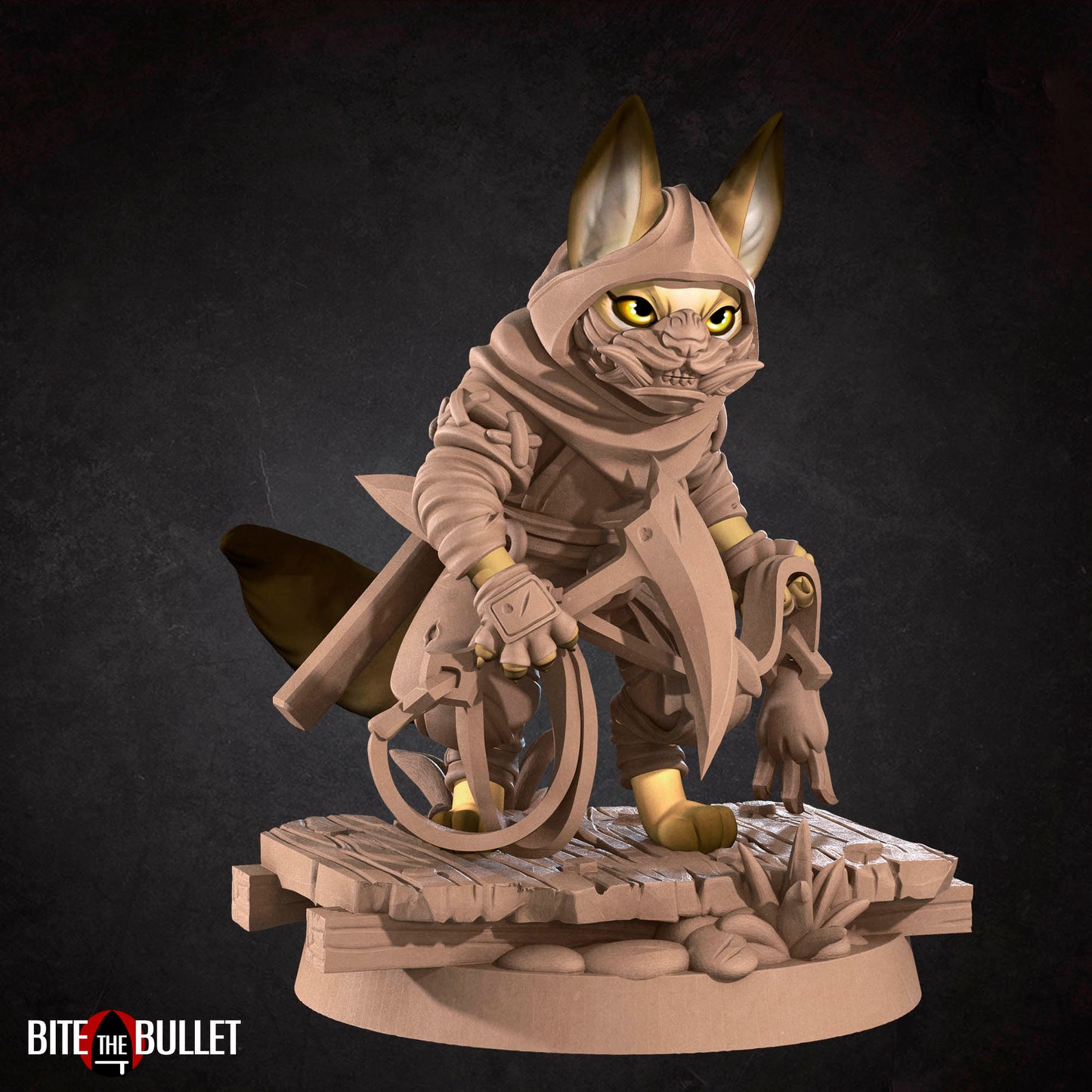 Tabaxi (Full Set) | Fantasy Miniature | Bite the Bullet