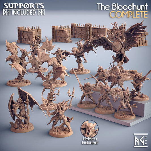 The Bloodhunt Miniatures (Full Set) | Fantasy D&D Miniature | Artisan Guild