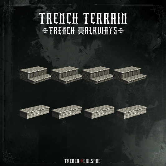 Trench Crusade terrain - Trench walkways