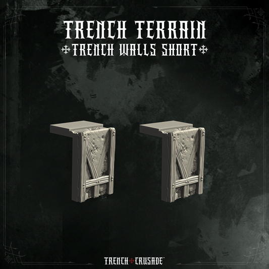 Trench Crusade terrain - Trench walls short