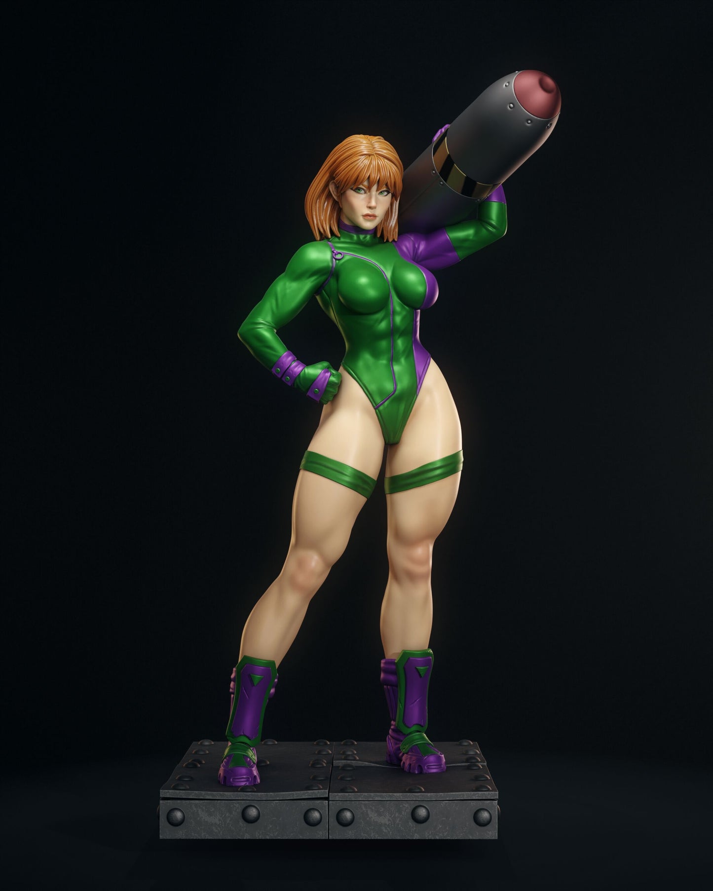 Caitlin Fairchild Gen 13 inspired 1/6 scale resin model collectible figure