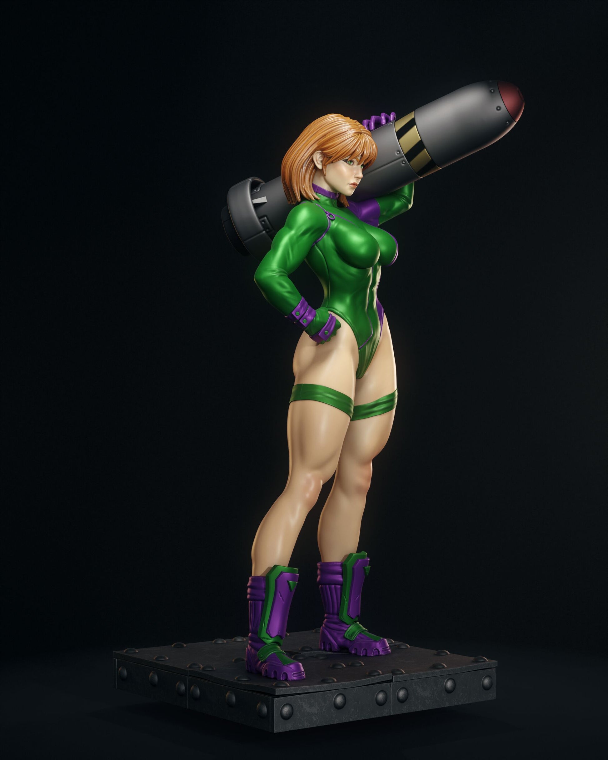 Caitlin Fairchild Gen 13 inspired 1/6 scale resin model collectible figure