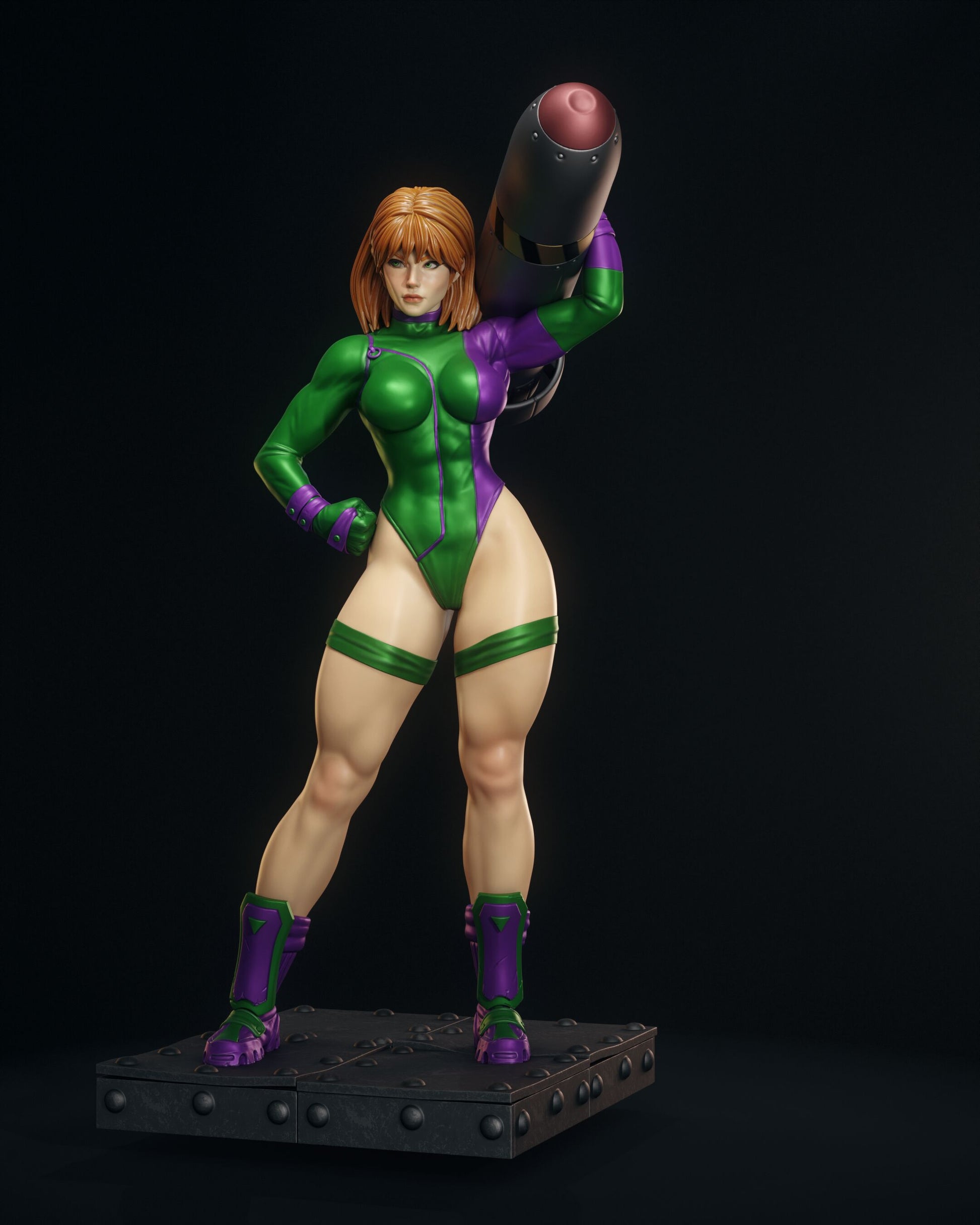 Caitlin Fairchild Gen 13 inspired 1/6 scale resin model collectible figure