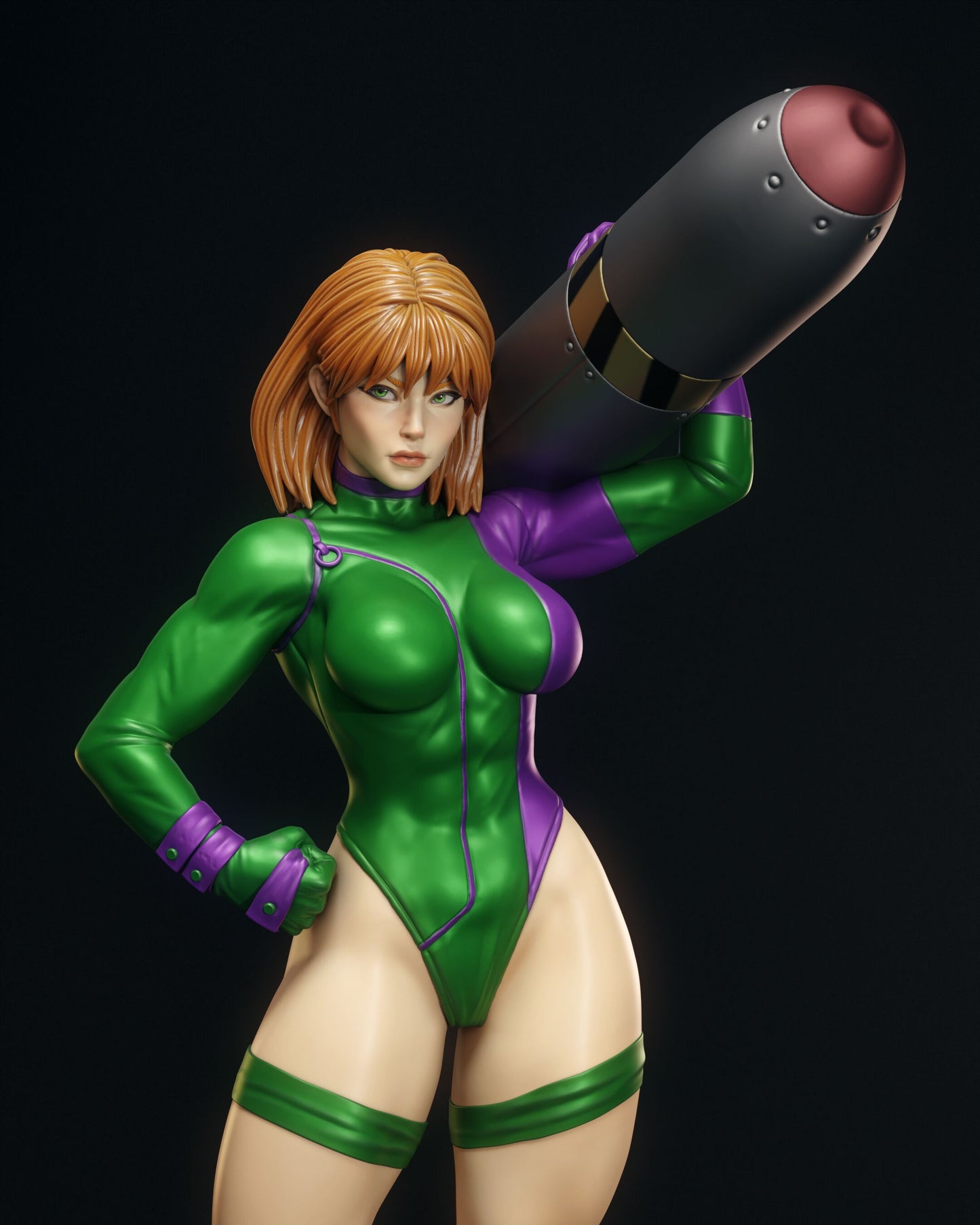 Caitlin Fairchild Gen 13 inspired 1/6 scale resin model collectible figure